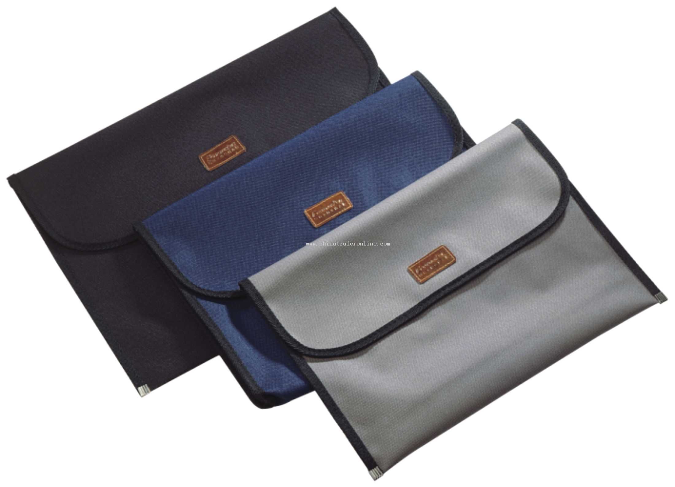 Fabric zipper bag (envelop design) from China